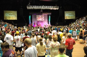 Youth meet for worship
