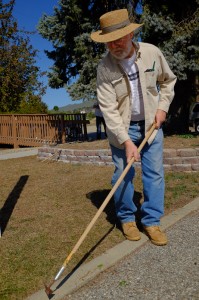 Yard clean-up, spring 2014.